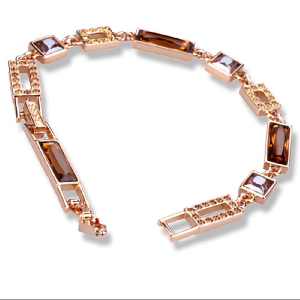 NWT Swarovski Bracelet, Travel Exclusive, RARE Discontinued, Rose Gold,Authentic